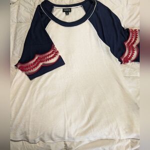 Torrid Lace Sleeve T-Shirt